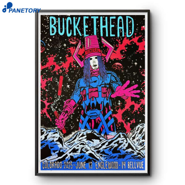 Buckethead Gothic Theatre Englewood CO Jun 13 2025 Poster