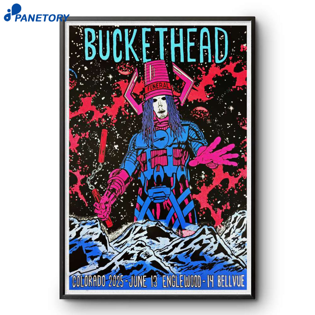 Buckethead Gothic Theatre Englewood CO Jun 13 2025 Poster 2 Buckethead Gothic Theatre Englewood Co Jun 13 2025 Poster