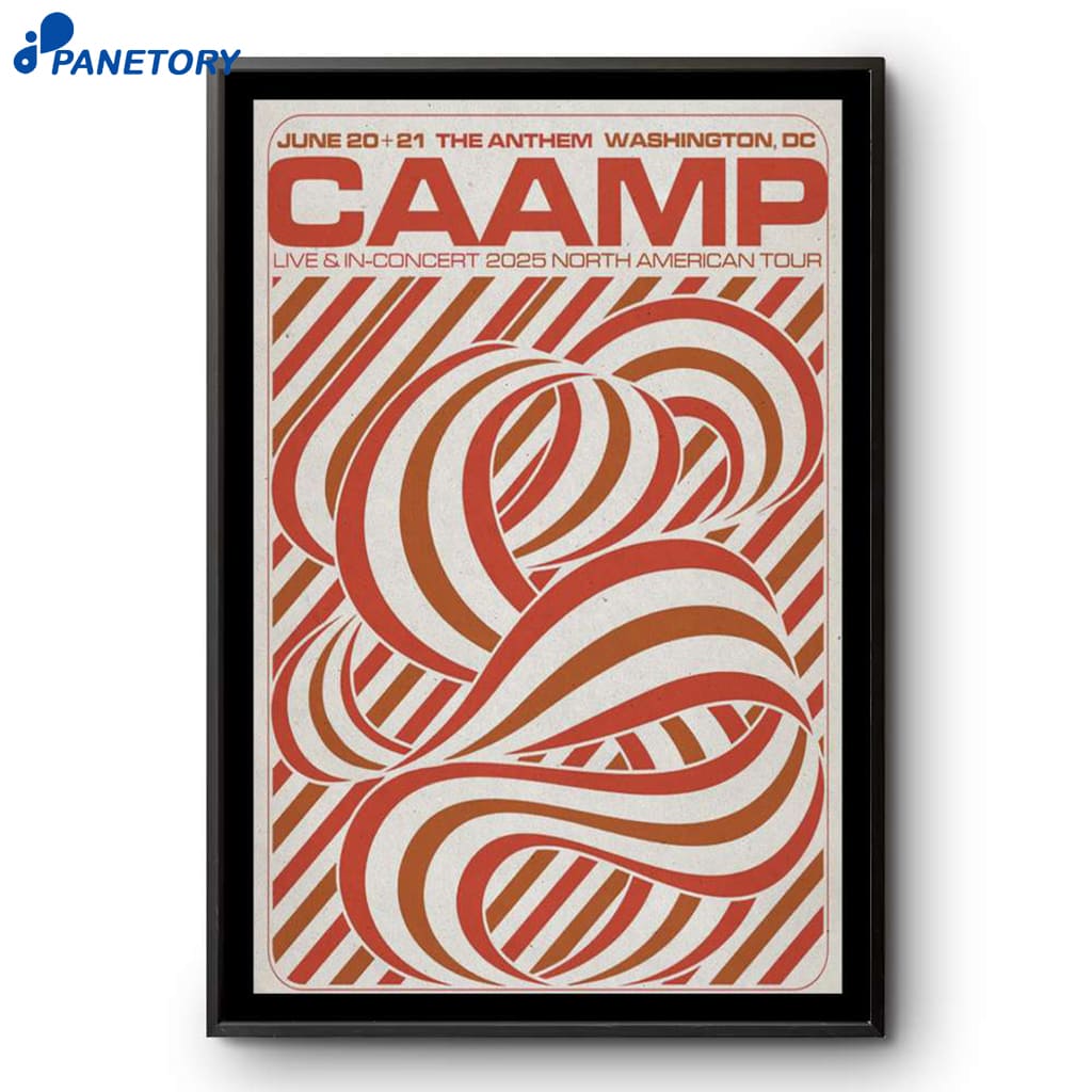 Caamp The Band 06-20-2025 Washington DC Poster 2 Caamp The Band 06-20-2025 Washington Dc Poster