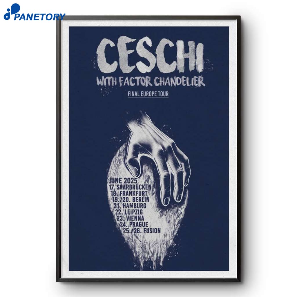 Ceschi Final European Tour 2025 Poster 2 Ceschi Final European Tour 2025 Poster