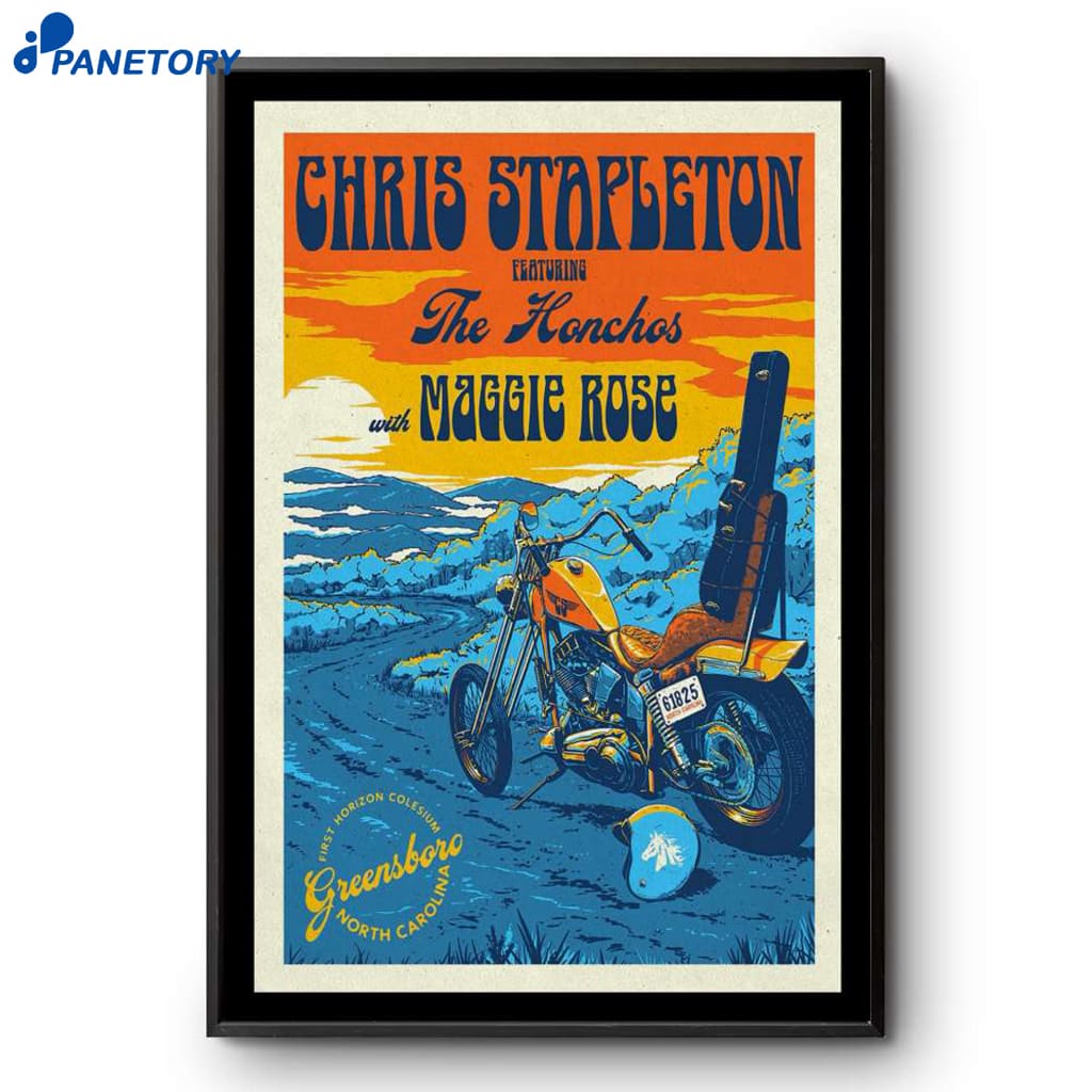 Chris Stapleton Greensboro NC First Horizon Coliseum June 18 2025 Poster 2 Chris Stapleton Greensboro Nc First Horizon Coliseum June 18 2025 Poster
