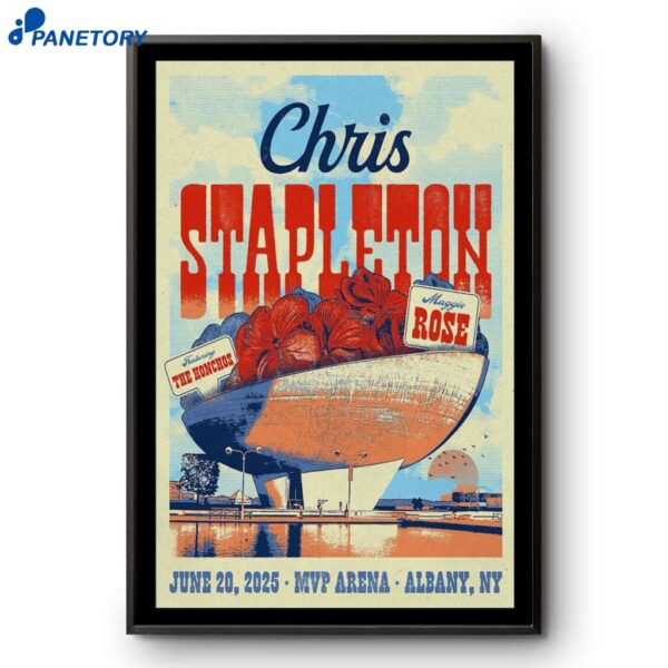 Chris Stapleton MVP Arena Albany NY June 20 2025 Poster