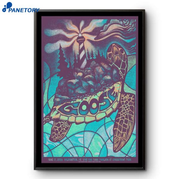 Goose Concert Live Oak Bank Pavilion June 17 2025 Poster