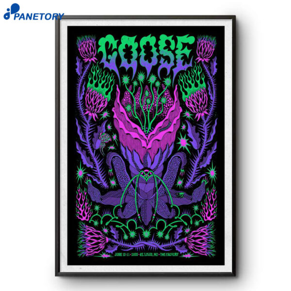 Goose The Factory St. Louis MO June 10-11 2025 Poster