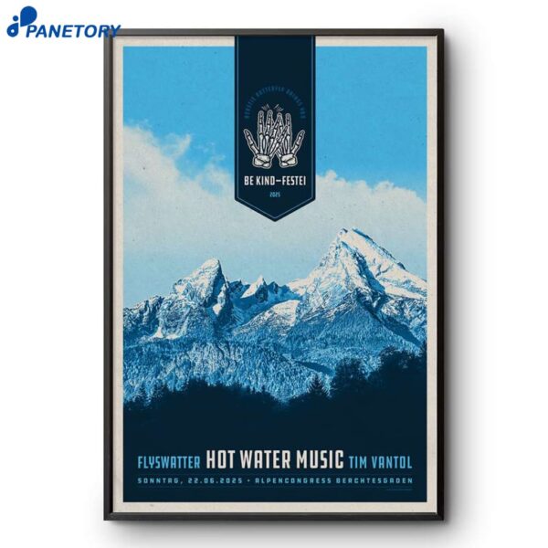 Hot Water Music Berchtesgaden Germany Jun 22 2025 Poster