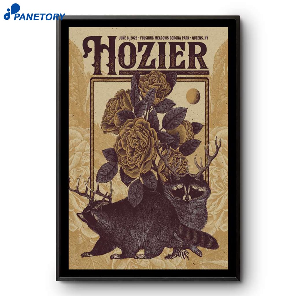 Hozier Show Queens Ny June 8 2025 Poster 2 Hozier Show Queens Ny June 8 2025 Poster