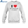 I Love Waterboarding Children Shirt 1