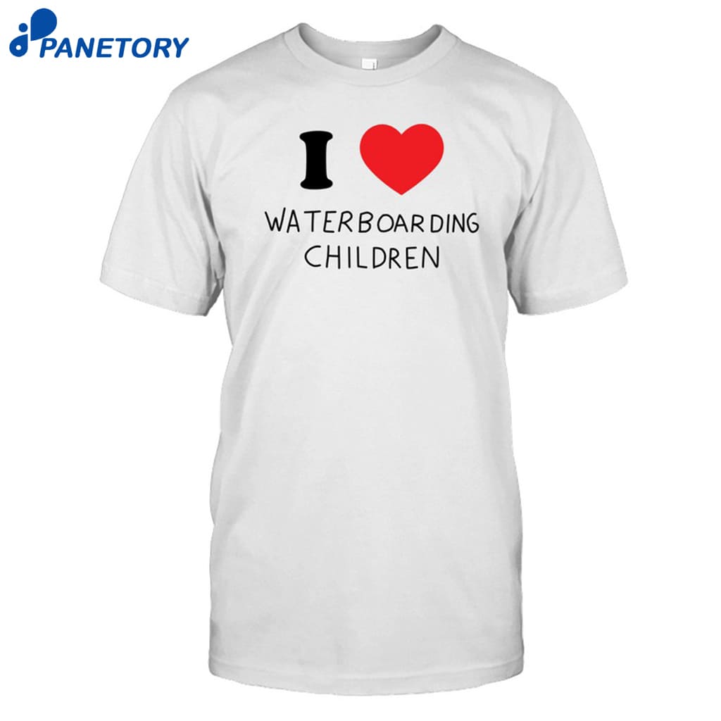 I Love Waterboarding Children Shirt 8 I Love Waterboarding Children Shirt