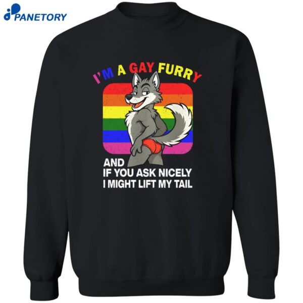 I’m A Gay Furry And If You Ask Nicely I Might Lift My Tail Shirt 2