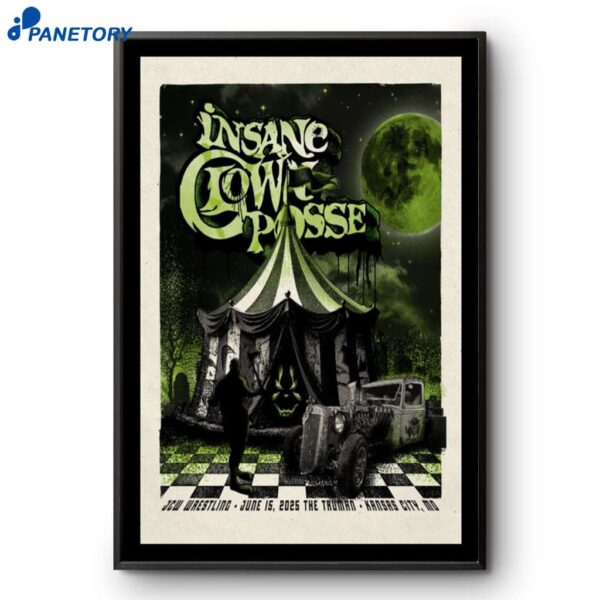 Insane Clown Posse Show Kansas City MO June 15 2025 Poster