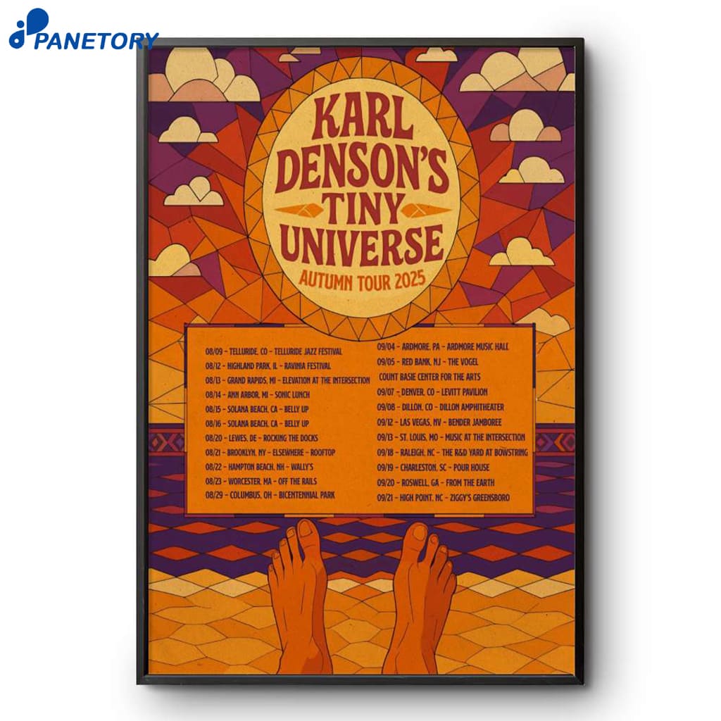 Karl Denson's Tiny Universe Autumn 2025 Shows Poster 2 Karl Denson's Tiny Universe Autumn 2025 Shows Poster