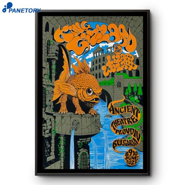 King Gizzard & The Lizard Wizard Plovdiv Bulgaria June 9-10 2025 Poster
