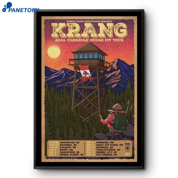 Krang Real Canadian Moose Pit Tour 2025 Poster
