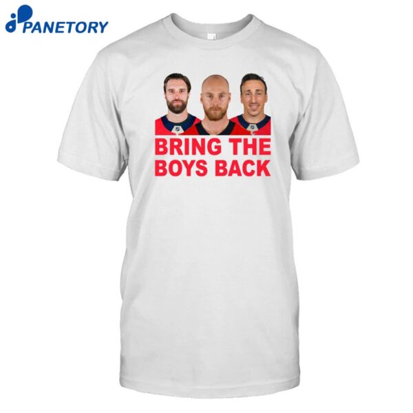 Marchand's Stepson Wearing Bring The Boys Back Shirt