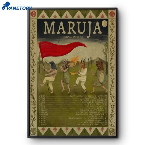 Maruja Festival Dates 2025 Tour Poster