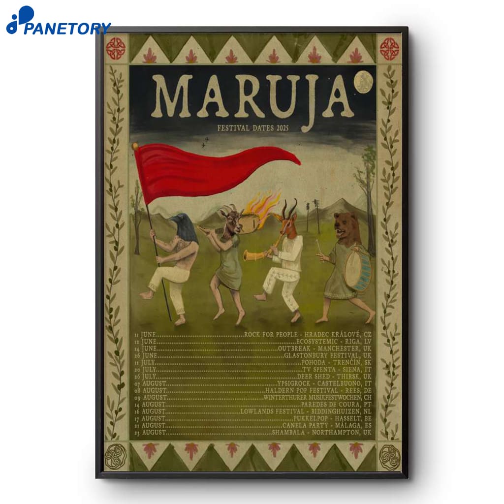 Maruja Festival Dates 2025 Tour Poster 2 Maruja Festival Dates 2025 Tour Poster