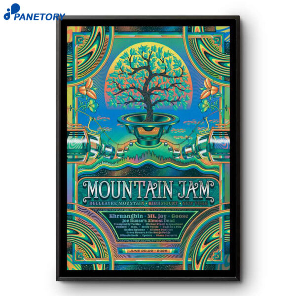Mountain Jam Festival 2025 Highmount NY Poster