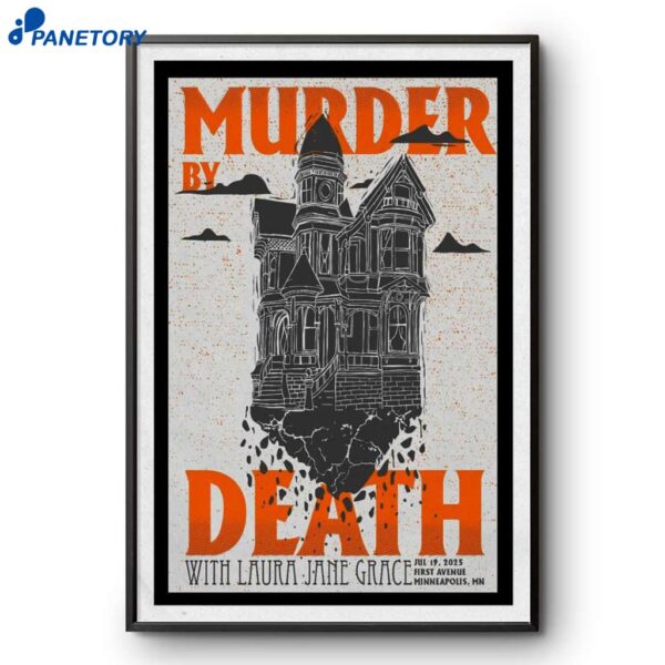 Murder By Death Show Minneapolis MN Jul 19 2025 Poster