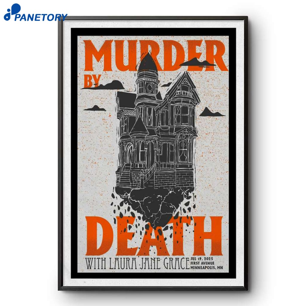 Murder By Death Show Minneapolis MN Jul 19 2025 Poster 2 Murder By Death Show Minneapolis Mn Jul 19 2025 Poster