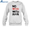 No War With Iran Shirt 1