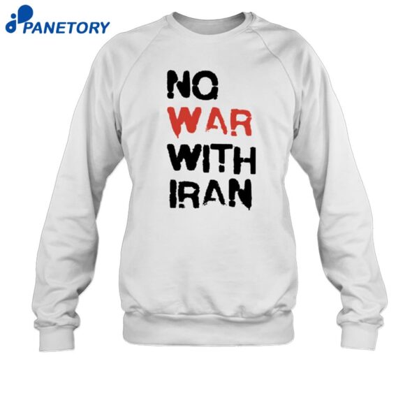 No War With Iran Shirt 1