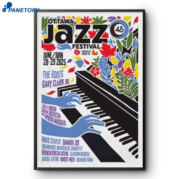 Ottawa Jazz Festival 45th Annual Ottawa ON 2025 Poster