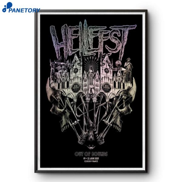 Out Of Bounds Hellfest Jun 19-22 2025 Poster