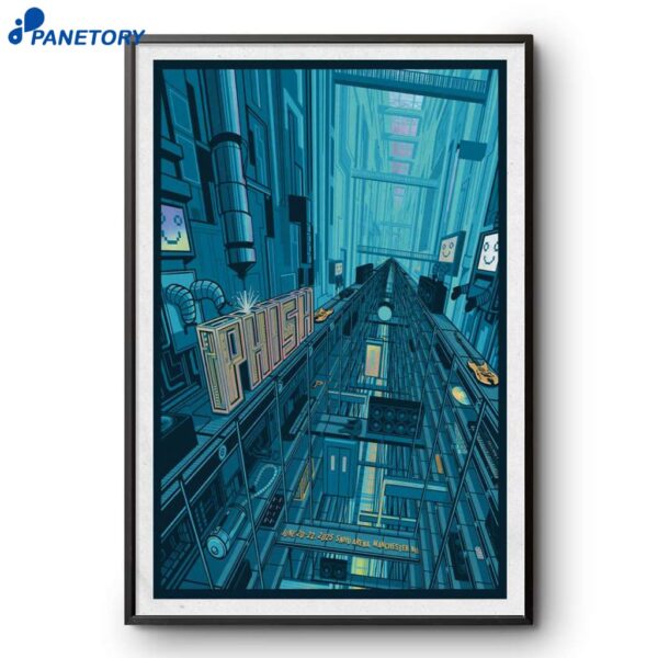 Phish Tour Manchester Jun 20-22 2025 Poster