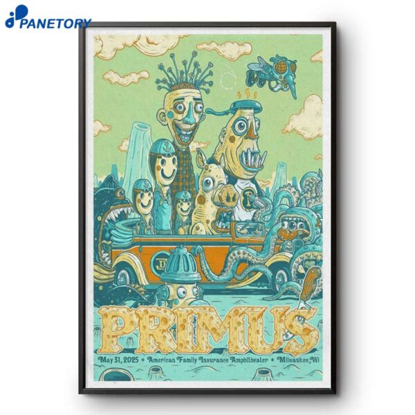 Primus American Family Insurance Amphitheater May 31 2025 Poster