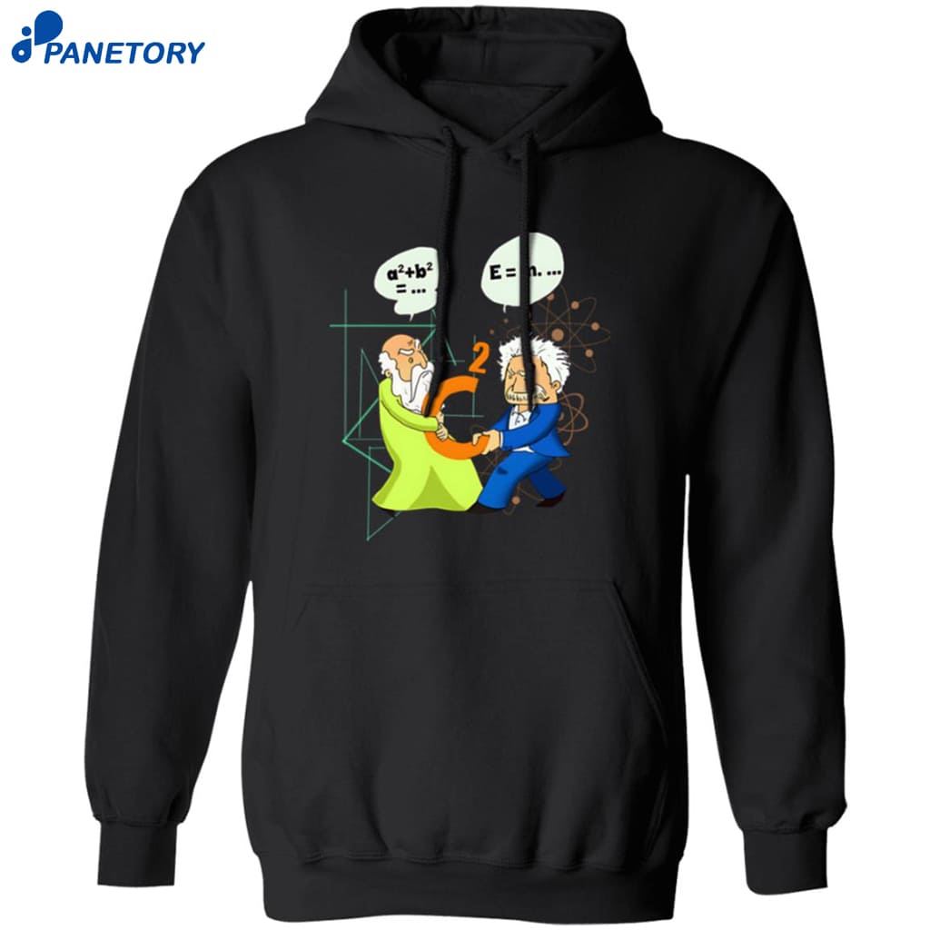 Pythagoras Vs Einstein Shirt 7 Pythagoras Vs Einstein Shirt 1
