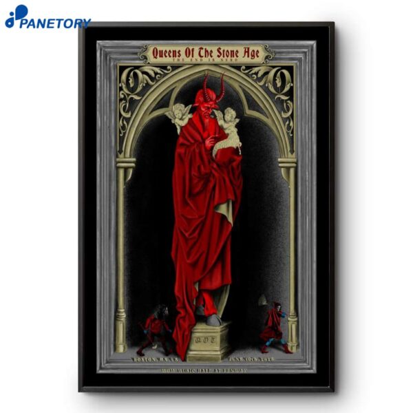 Queens Of The Stone Age Event Boston Massachusetts June 10 2025 Poster