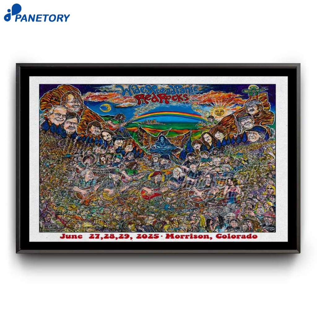 Red Rocks Widespread Panic Jun 27-29 2025 Poster 2 Red Rocks Widespread Panic Jun 27-29 2025 Poster