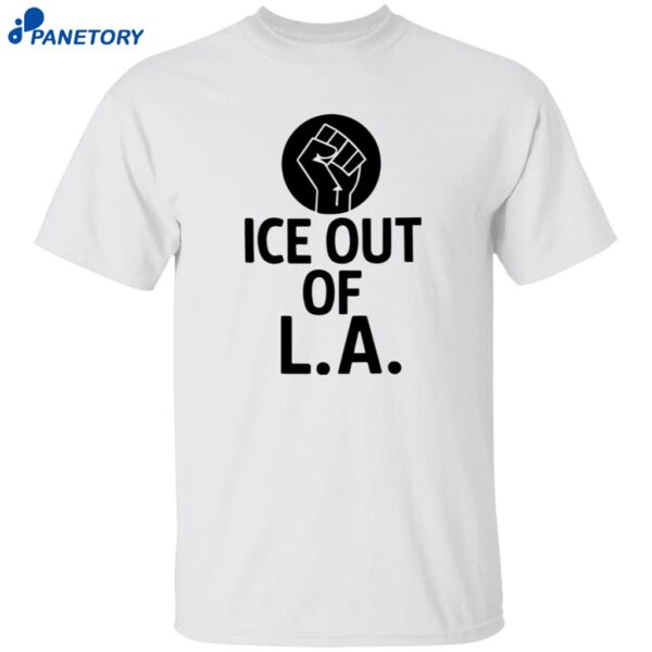 Retro Ice Out Of LA Print T-shirt