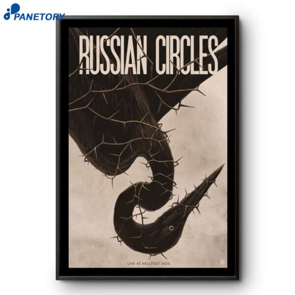 Russian Circles Live At Hellfest 2025 Poster