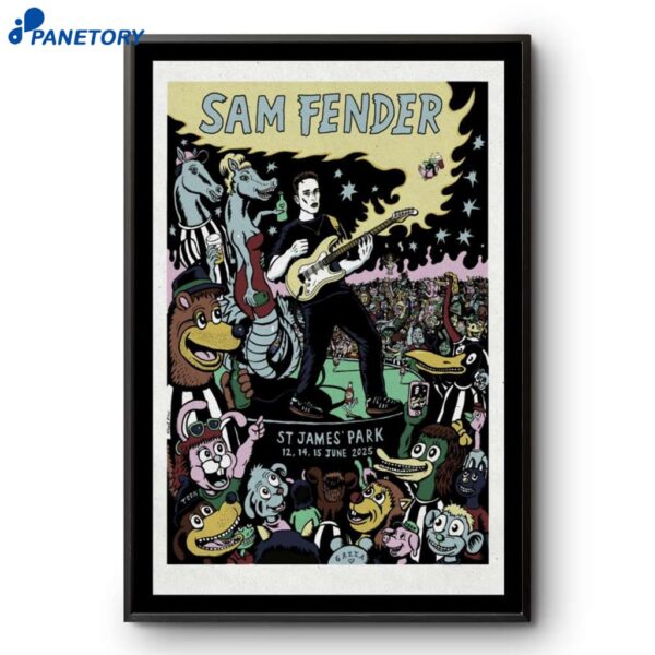 Sam Fender Newcastle Event June 2025 Poster