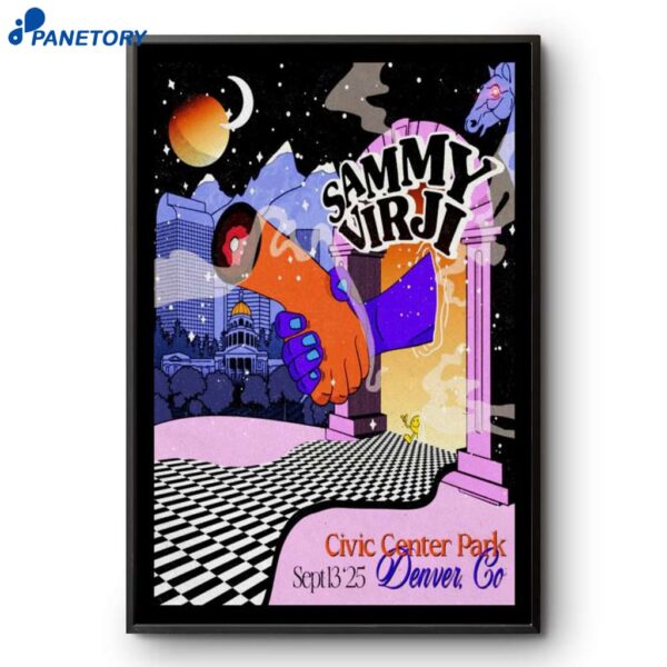 Sammny Virji Civic Center Park Denver CO Tour Sept 13 2025 Poster