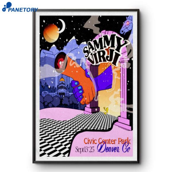 Sammy Virji Civic Tour Denver CO Sep 13 2025 Poster