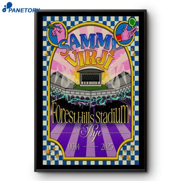 Sammy Virji Forest Hills Stadium Forest Hills NY June 14 2025 Poster