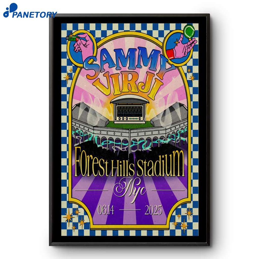 Sammy Virji Forest Hills Stadium Forest Hills NY June 14 2025 Poster 2 Sammy Virji Forest Hills Stadium Forest Hills Ny June 14 2025 Poster