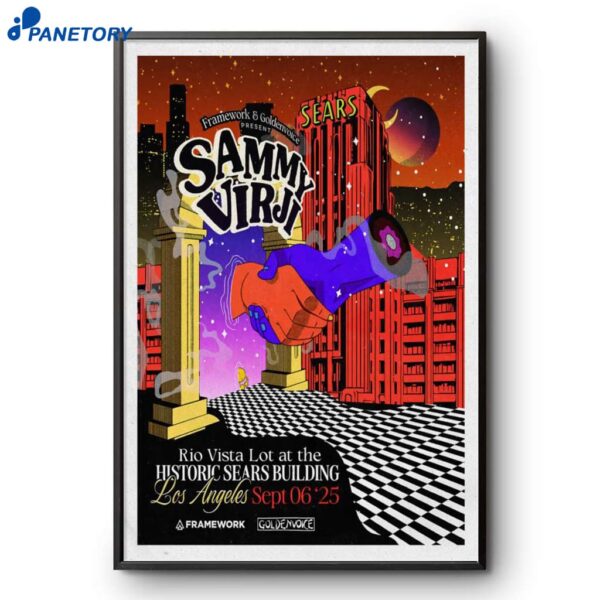 Sammy Virji Rio Vista Avenue Los Angeles CA Sep 06 2025 Poster