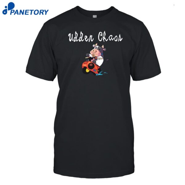 Simply Udder Chaos Moo Moo Meadows Cow Shirt