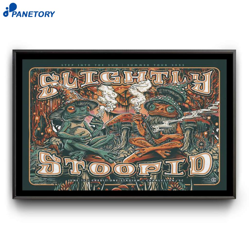 Slightly Stoopid Charleston SC June 15 2025 Poster 2 Slightly Stoopid Charleston Sc June 15 2025 Poster