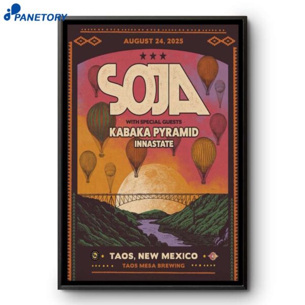 Soja Taos Mesa Brewing Mothership Aug 24 2025 Poster