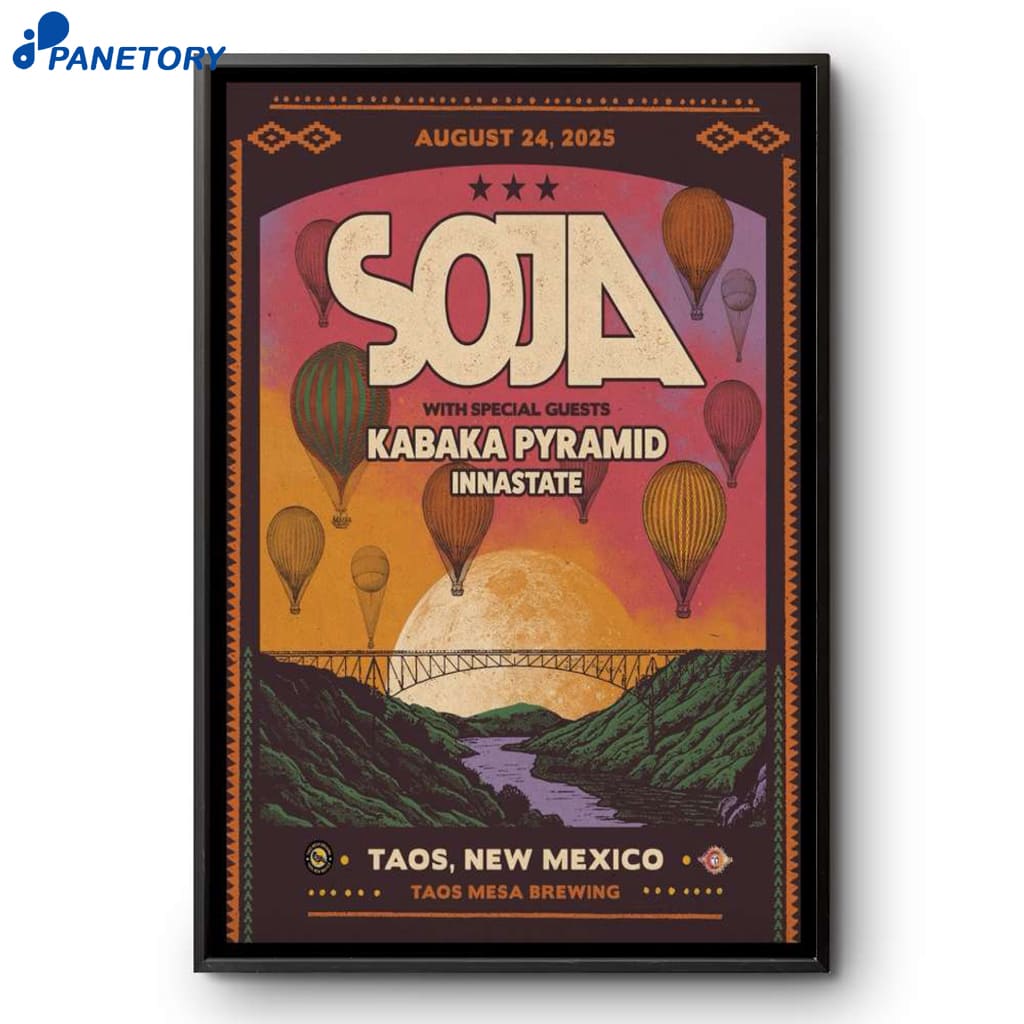 Soja Taos Mesa Brewing Mothership Aug 24 2025 Poster 2 Soja Taos Mesa Brewing Mothership Aug 24 2025 Poster