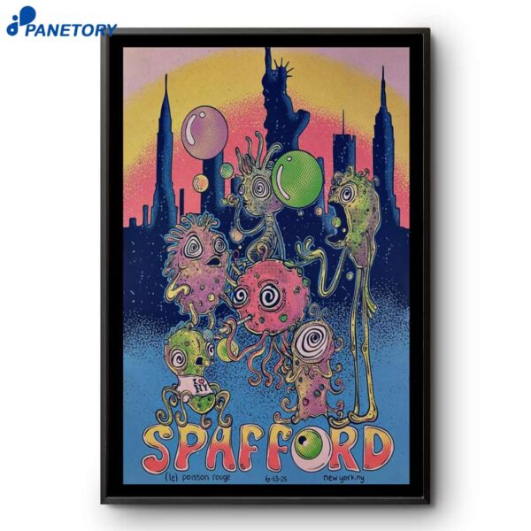 Spafford Le Poisson Rouge NYC Jun 13 2025 Poster