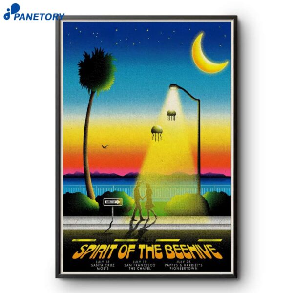 Spirit Of The Beehive California 2025 Shows Poster