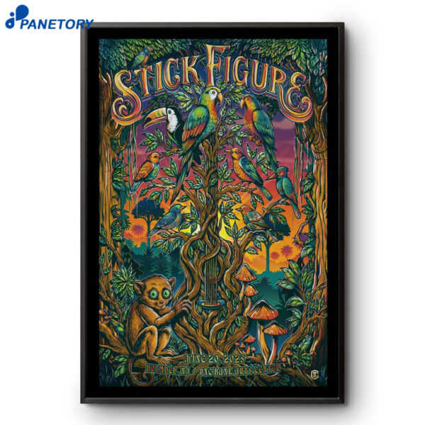 Stick Figure Holmdel NJ Concert June 20 2025 Poster
