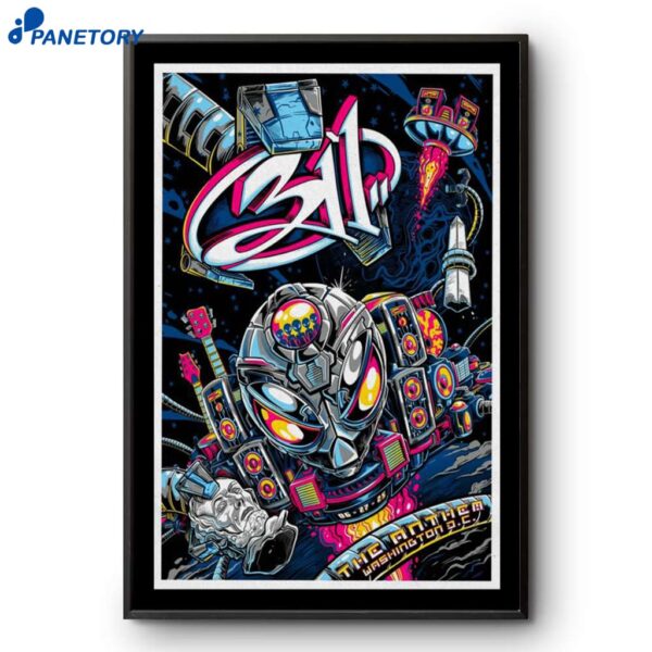 The 311 The Anthem Washington DC June 27 2025 Poster