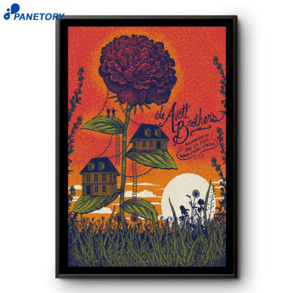 The Avett Brothers Kalamazoo MI Show 2025 Poster