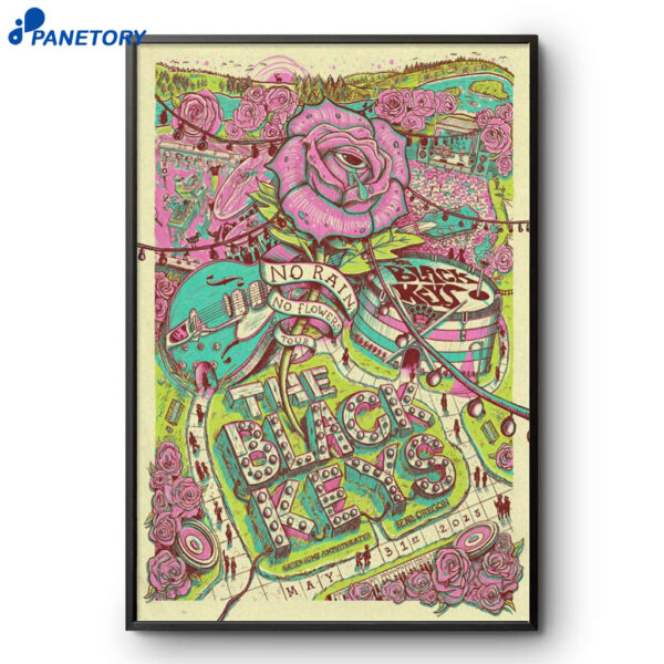 The Black Keys Bend Or May 31 2025 Poster